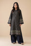 Grid Khaddar Unstitched 1 Piece Navy Blue