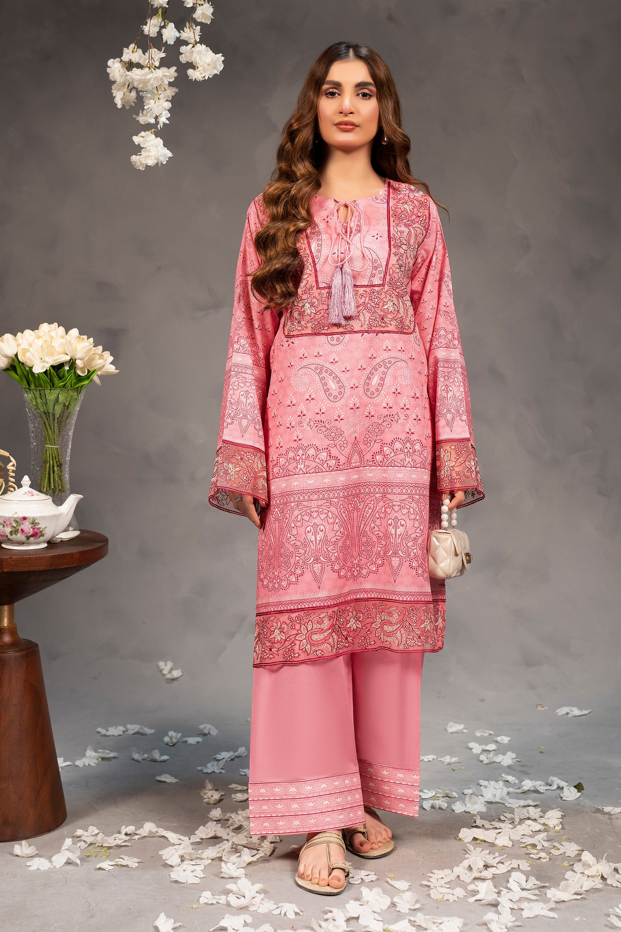 2 Piece Unstitched Digital Printed Lawn