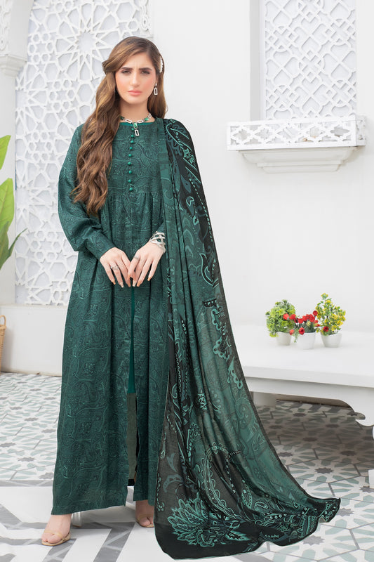 2 piece unstitched Slate Twill Marina Suit - safa noor marina collection
