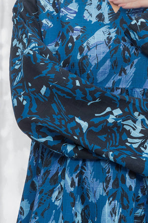 1 Piece Unstitched Doriya Khaddar Blue - SafaNoor