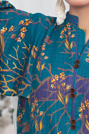 1 Piece Unstitched Doriya Khaddar Sea Green - SafaNoor