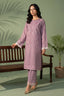 Powder Lilac 2 Piece Unstitched Dyed Embroidered Lawn