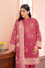 Brick Red 3 Piece Unstitched Premium Printed Lawn