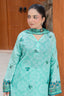 Light Sea Green 3 Piece Unstitched Premium Printed Lawn
