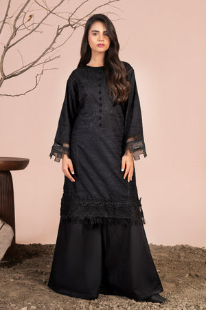 2 Piece Black Unstitched Embroidered Lawn - (Vol-40/04)2P-S-25-D-11 - SAFANOOR
