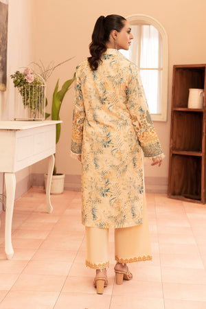 2 Piece Lemon Unstitched Embroidered Lawn - (Vol-37/06)2P-S-25-D7 - SAFANOOR