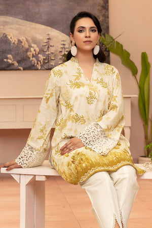 2 Piece Pale Unstitched Embroidered Lawn - (Vol-37/06)2P-S-25-D1 - SAFANOOR