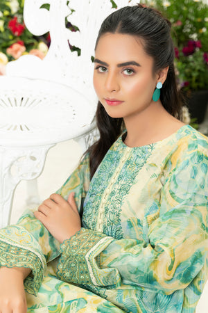 2 Piece Panache Unstitched Embroidered Lawn - (Vol-39/14)2P-S-25-D14 - SAFANOOR