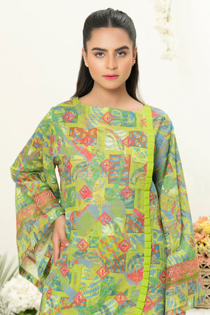 2 Piece Parrot Unstitched Embroidered Lawn - (Vol-39/14)2P-S-25-D7 - SAFANOOR