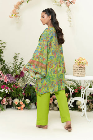 2 Piece Parrot Unstitched Embroidered Lawn - (Vol-39/14)2P-S-25-D7 - SAFANOOR