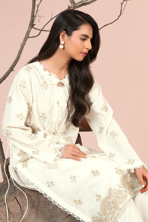 2 Piece Pearl Unstitched Embroidered Lawn - (Vol-40/04)2P-S-25-D-10 - SAFANOOR