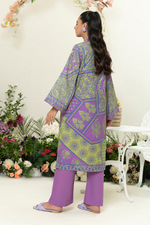 2 Piece Purple Unstitched Embroidered Lawn - (Vol-39/14)2P-S-25-D5 - SAFANOOR
