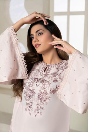 2 Piece Unstitched Pink Embroidered Lawn - (Vol-36/03)2P-S-25-D11 - SAFANOOR