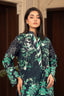 2 Piece Unstitched Printed Black Khaddar