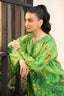 2 Piece Unstitched Printed Green Khaddar