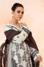 3 Piece Unstitched Light Grey Premium Emb Jacquard Lawn