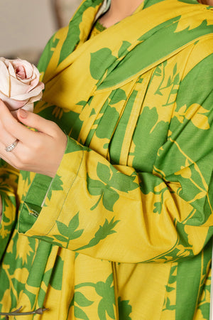 3 Piece Green Unstitched Printed Khaddar - (Vol-109/09)D1 - SAFANOOR