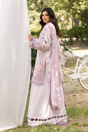 3 Piece Lilac Unstitched Embroidered Lawn - (Vol-108/12)3P-S-25-D3 - SAFANOOR