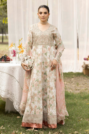 3 Piece Pearl Unstitched Embroidered Lawn - (Vol-108/12)3P-S-25-D8 - SAFANOOR