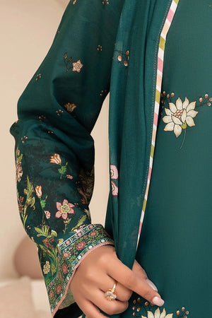 3 Piece Unstitched Dark Slate Gray Premium Printed Lawn Suit By Safa Noor Summer 2026 Niga Collection