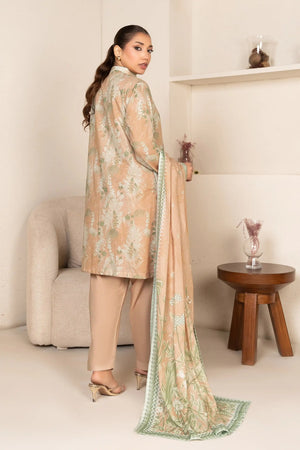 3 Piece Unstitched Desert Sand Premium Printed Lawn Suit By Safa Noor Summer 2026 Niga Collection