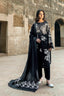 3 Piece Unstitched Dye Warm Naps Black Suit