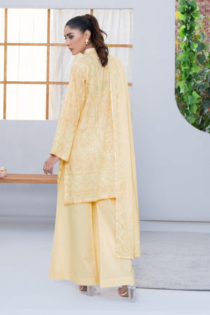3 Piece Unstitched Lemon Printed Lawn - (Vol-99/19)3P-S-25-D6 - SAFANOOR