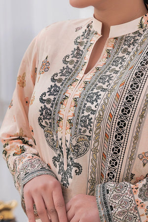 3 Piece Unstitched Misty Rose Premium Printed Lawn Suit by Safa Noor Nigaah Collection Summer 2026