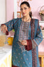 3 Piece Unstitched Oxford Blue Printed Lawn - (Vol-107/09)3P-S-25-D6 - SAFANOOR