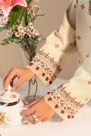 3 Piece Unstitched Pearl Premium Embroidered Lawn - Safa Noor