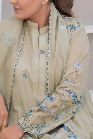 3 Piece Unstitched Pearls Premium Printed Lawn Suit by Safa Noor Nigaah Collection Summer 2026