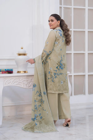 3 Piece Unstitched Pearls Premium Printed Lawn Suit by Safa Noor Nigaah Collection Summer 2026