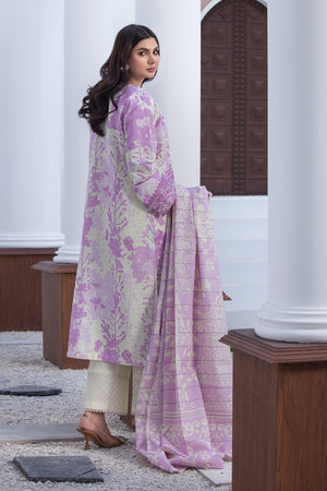 3 Piece Unstitched White Embroidered Khaddar - (Vol-115/08)D6 - SAFANOOOR