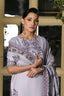 3 Piece Unstitched pastel light purple Luxury Embroidered Lawn Suit