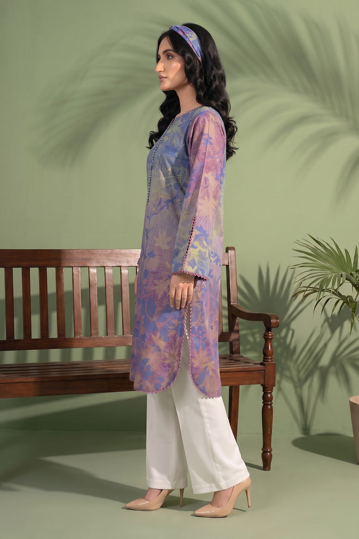 1 Piece Unstitched Doriya Khaddar Purple