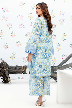 JHIL MIL COLLECTION / 1PC UNSTITCHED / DIGITAL PRINTED EMBROIDERED LAWN SUMMER 24 BY SAFANOOR