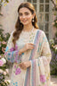 Cream 3 Piece Unstitched Premium Printed Lawn Suit By Safa Noor Nigaah Collection Summer 2026