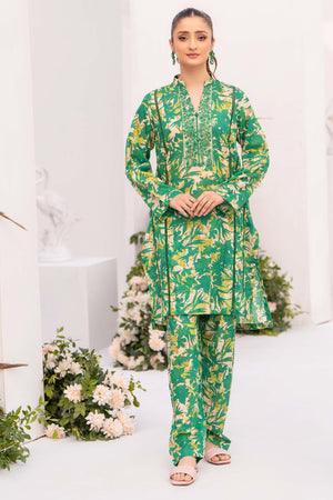 Jugnoo 1pcs unstitched collection digital grid lawn embroidered shirt summer 2024 by safanoor