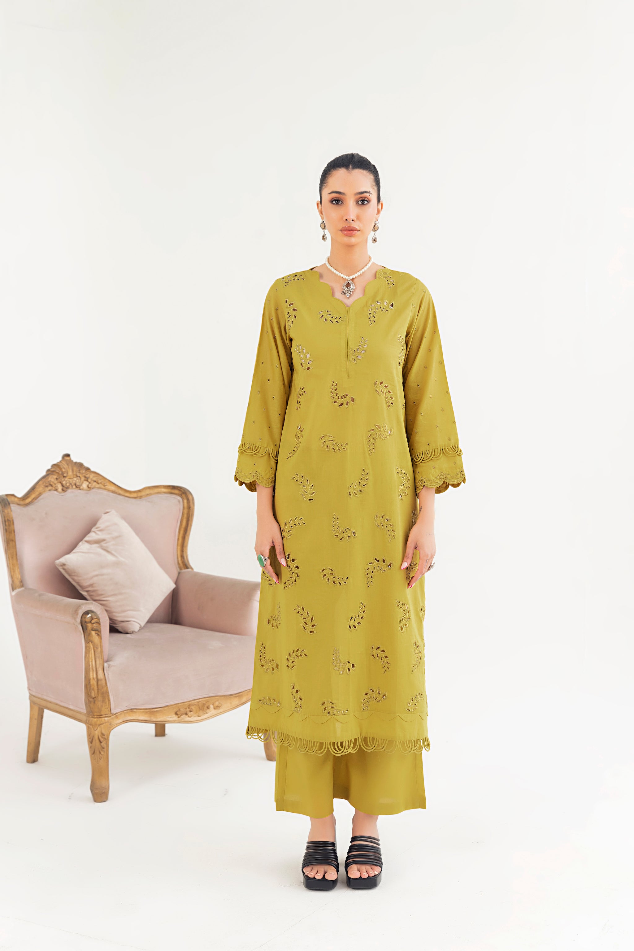 ARSH COLLECTION /UNSTITCHED 2PCS / EMBROIDERED LUXURY LAWN SUMMER 24 by safanoor
