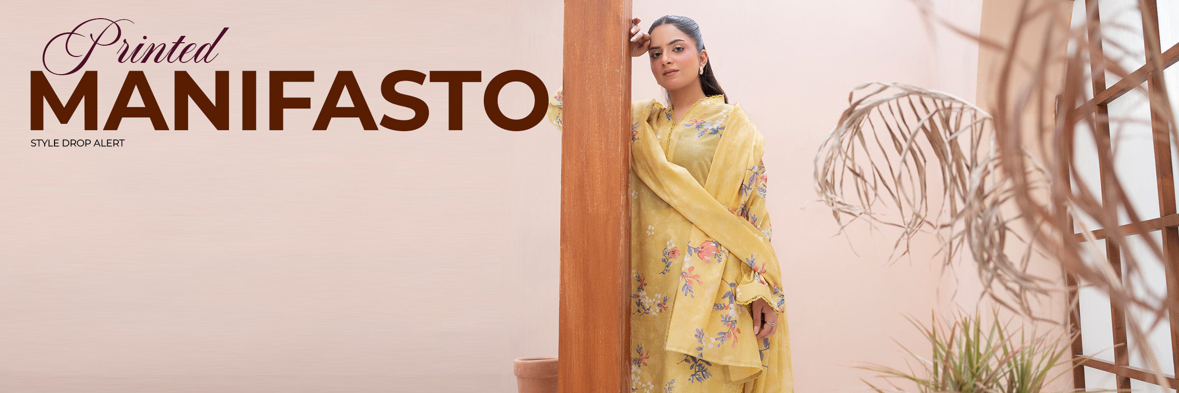 Printed Manifasto Banner - Jacquard lothing