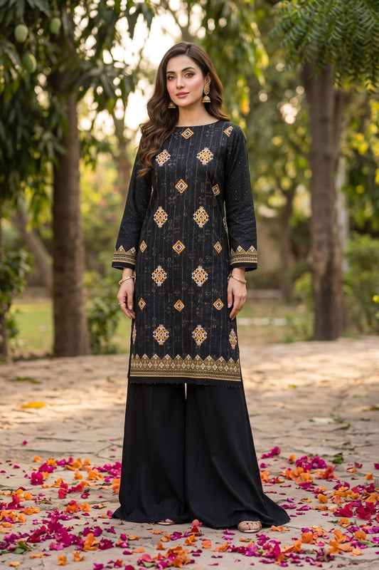 Unstitched 2 Piece Twill Marina Suit - Atomic Black