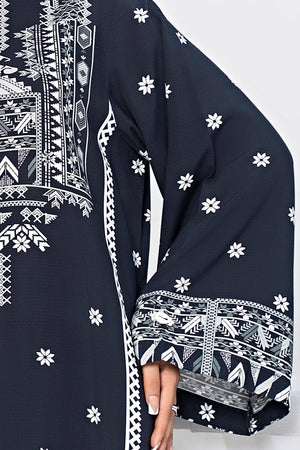 Unstitched Dark Grey Doriya Linen 2 Piece - (Vol-30/04)2P-W-24-D-1 - SAFANOOR