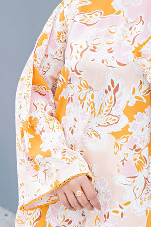 Unstitched Mustard Linen 2 Piece - SafaNoor