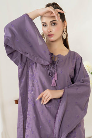 Unstitched Purple Embroidered Intermix 2 Piece - (Vol-28/02)2P-W-24-D-12 - SAFANOOR