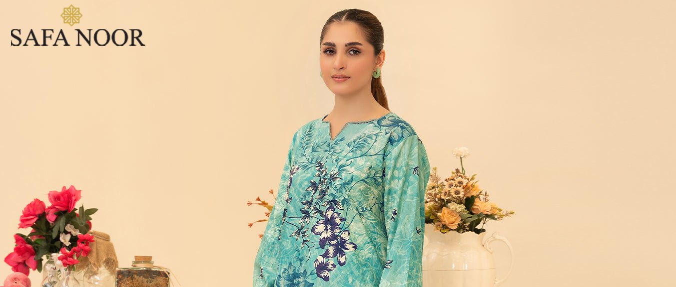 SAFANOOR Just Dropped Their Prettiest 2 Piece Unstitched Cotton Collection 