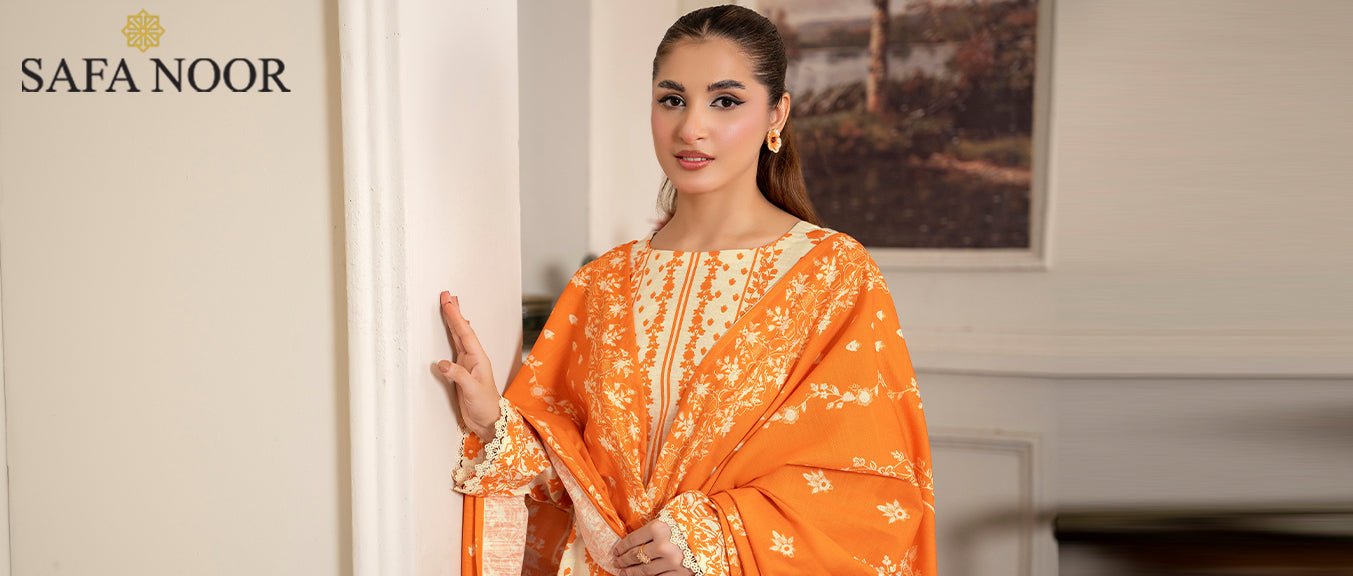Safa Noor Printed Suit