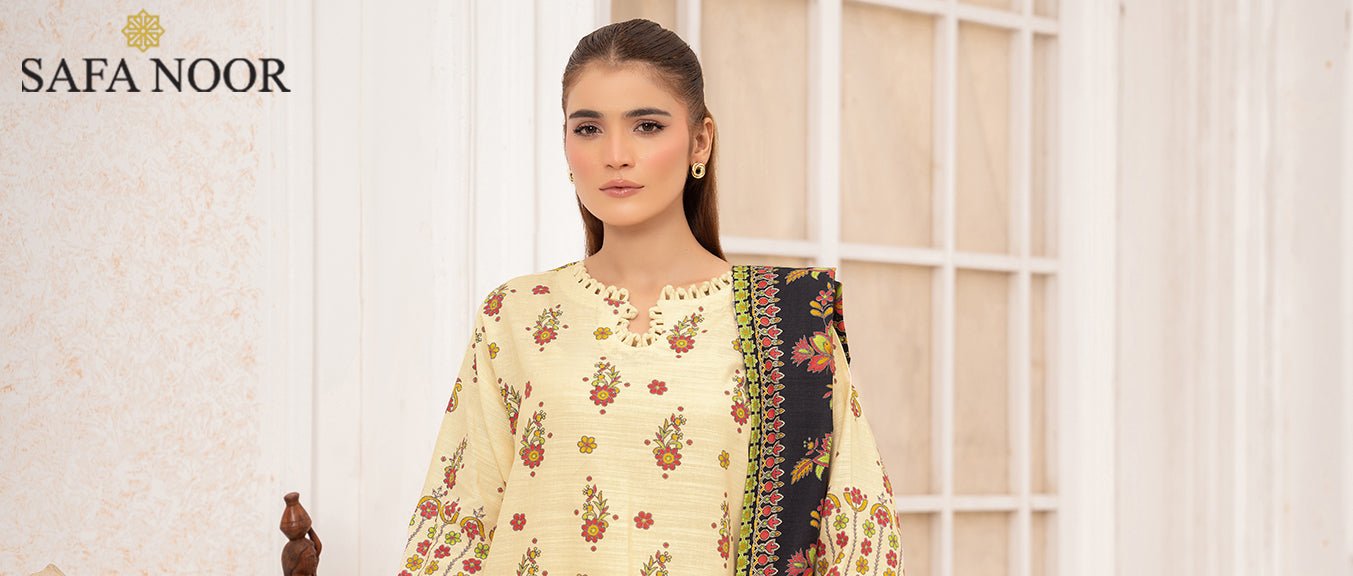 Safa Noor Printed Suit Design