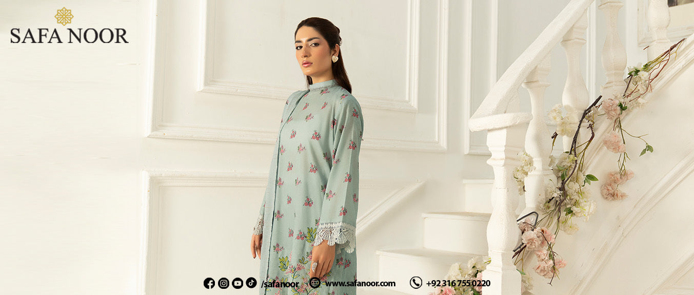 Best Color Combinations in Safa Noor Lawn for Eid 2026