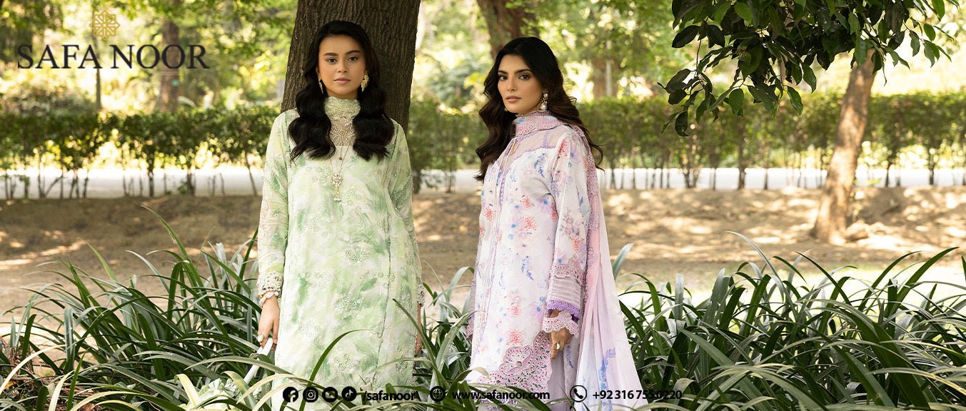 Festive Collection Sale – Embroidered Unstitched 3 Piece Suits for Women by Safa Noor