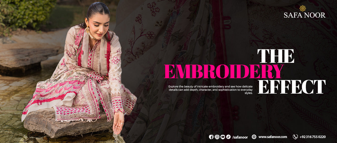How Embroidery Gives a Fresh Look to Simple Unstitched Suits